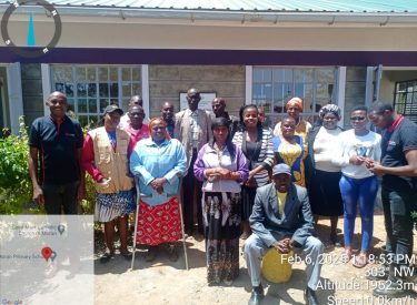 The Community Score Card Committee at Olmoran ECDE centre,facilitated by Caritas Nyahururu under the Utu Movement Program
