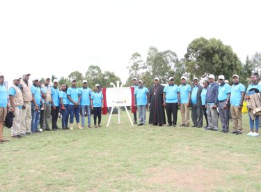 The Diocese of Nyahururu WASH Program together with the Bishop, the Governor, Government officials and other key stakeholders during the Program Launch.