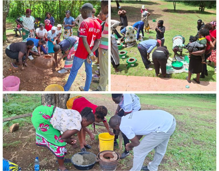 A community in Action through clean cooking technology!