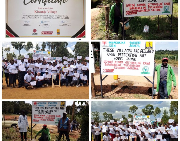12 Villages of Ndindika Sub-Location in Laikipia County Attain Open Defecation Free (ODF) Status